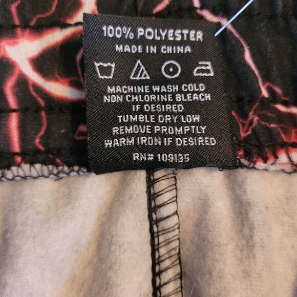 NBA Houston Rockets Youth White Lightening Lounge Sweatpants Size Large - Picture 11 of 12